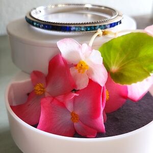 Brighton silver blue stone bracelet